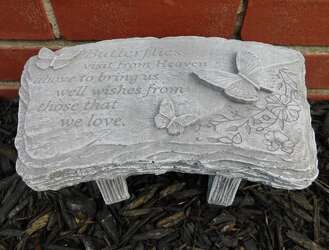 Butterfly Bench from Schultz Florists, flower delivery in Chicago