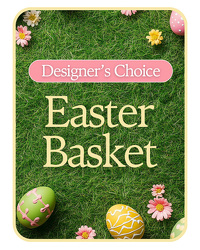 Designer's Choice Easter Basket from Schultz Florists, flower delivery in Chicago