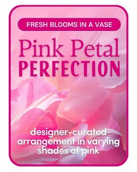 Pink Petal Perfection – Designer's Choice from Schultz Florists, flower delivery in Chicago