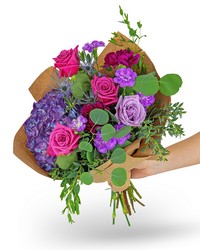 Magenta Bouquet from Schultz Florists, flower delivery in Chicago