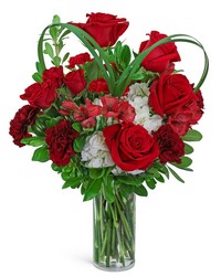 Charming Cherry Heart from Schultz Florists, flower delivery in Chicago