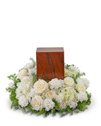 Angels Among Us Urn Surround from Schultz Florists, flower delivery in Chicago