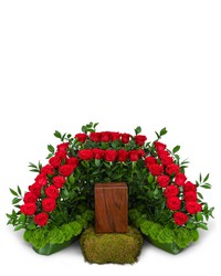 One Sweet Day Urn Tribute from Schultz Florists, flower delivery in Chicago