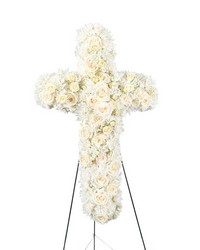 Sail to the Sky Cross from Schultz Florists, flower delivery in Chicago