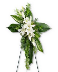 Cross of Comfort from Schultz Florists, flower delivery in Chicago