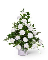 Divinity Urn from Schultz Florists, flower delivery in Chicago