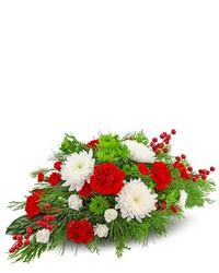 Tidings of Joy Centerpiece from Schultz Florists, flower delivery in Chicago