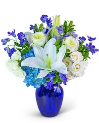 Blue Beauty from Schultz Florists, flower delivery in Chicago