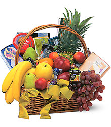 Gourmet Fruit Basket from Schultz Florists, flower delivery in Chicago